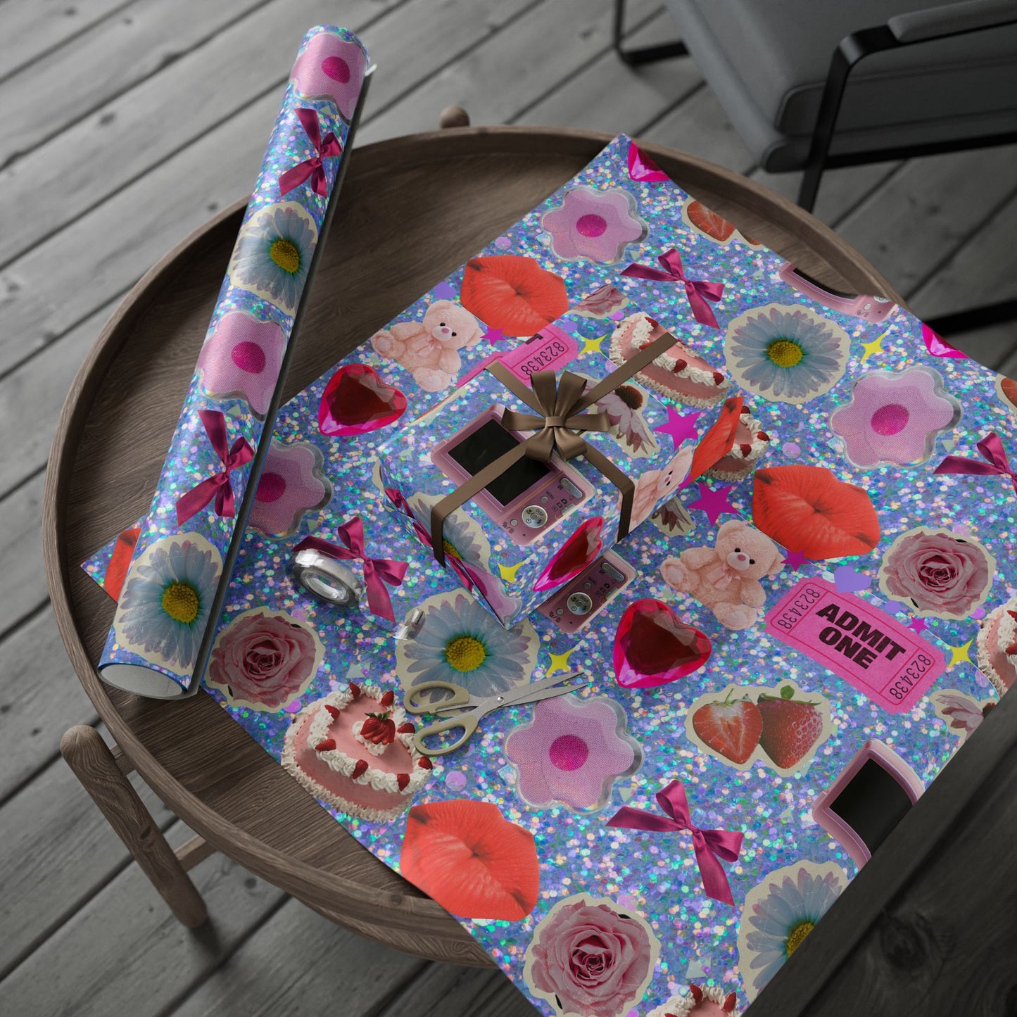 90s Pop Art Gift Wrap