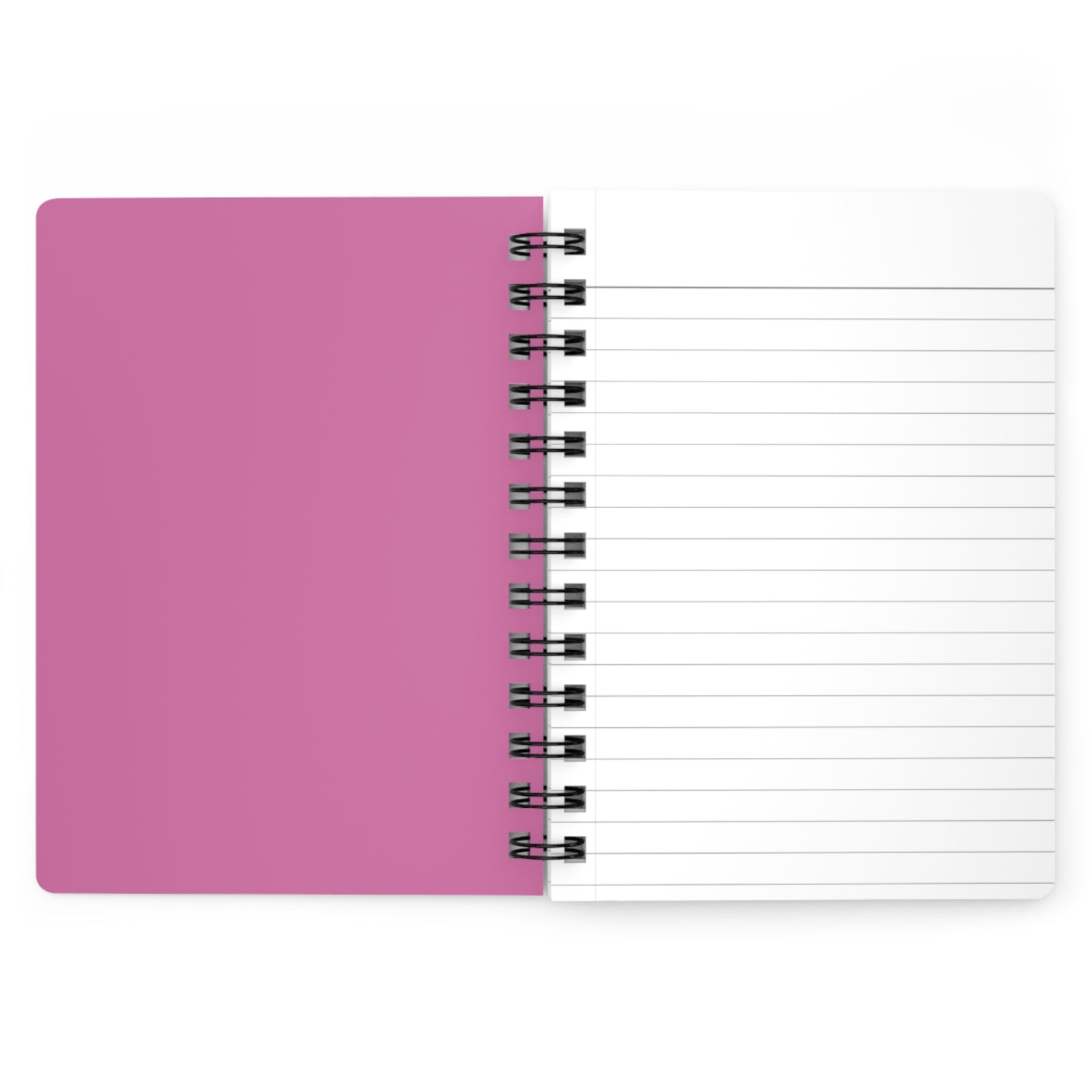 Pink Gem Heart Spiral Journal