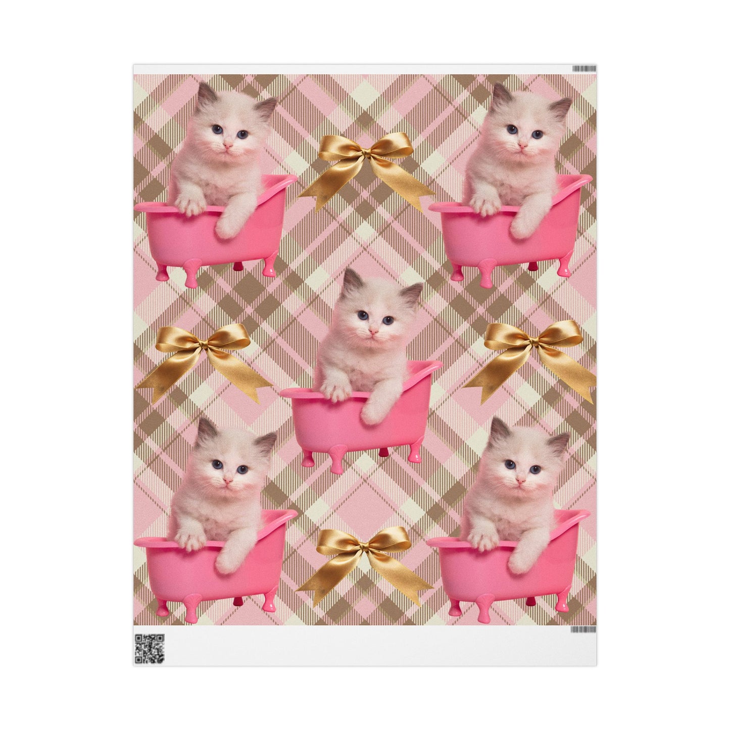 Kitten Wrapping Paper Roll