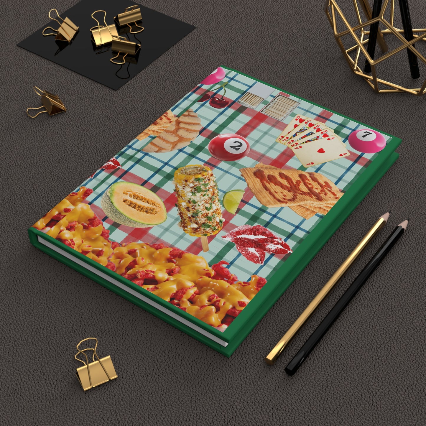 Nostalgic Snack Hardcover Journal